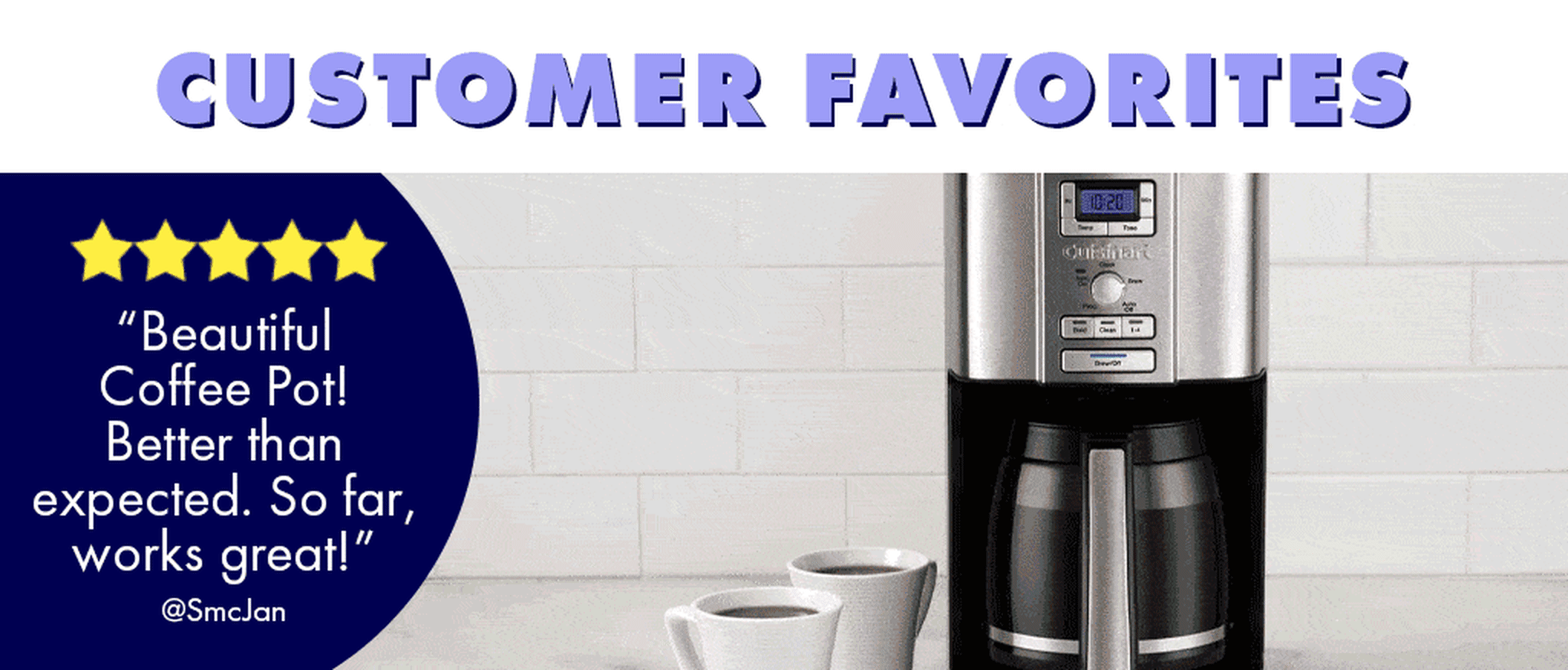 Customer Favorites banner