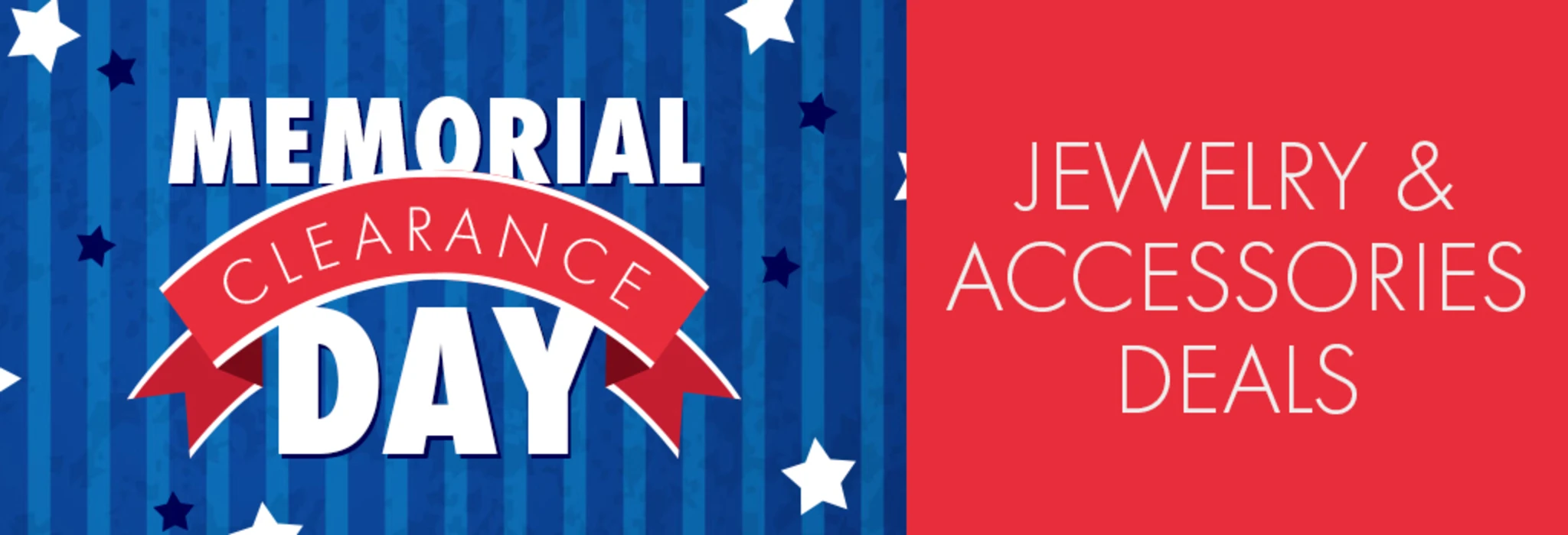 Memorial Day Clearance: Jewelry & Accessories banner