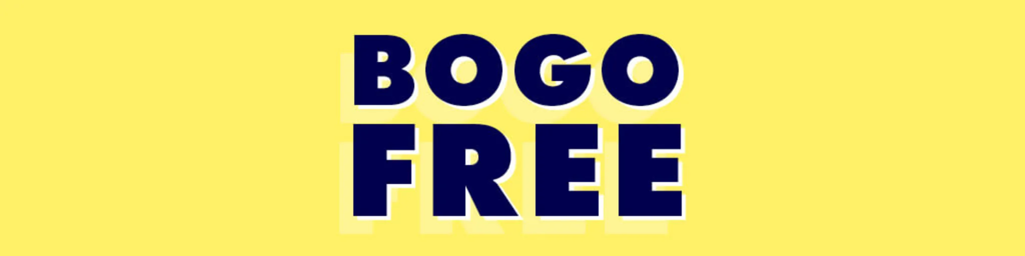 Buy One, Get One FREE! banner