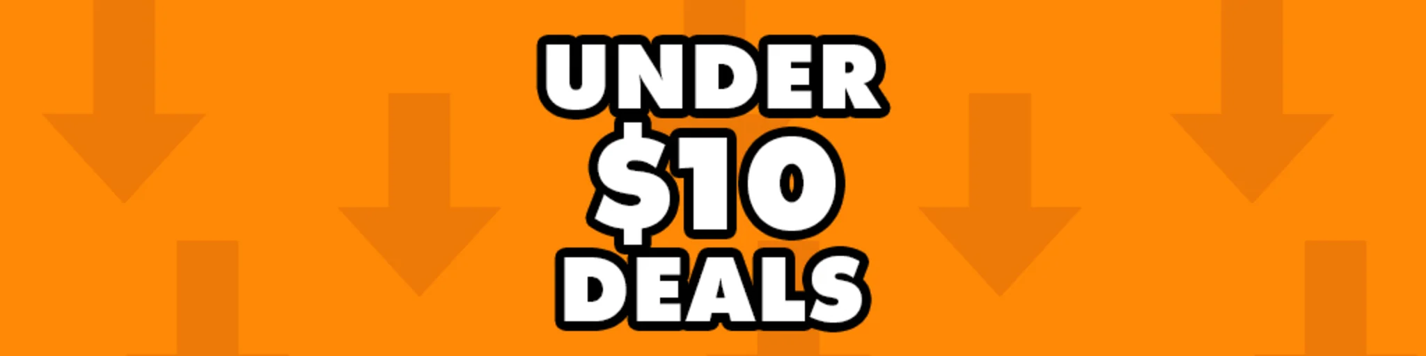 Under $10 Deals banner