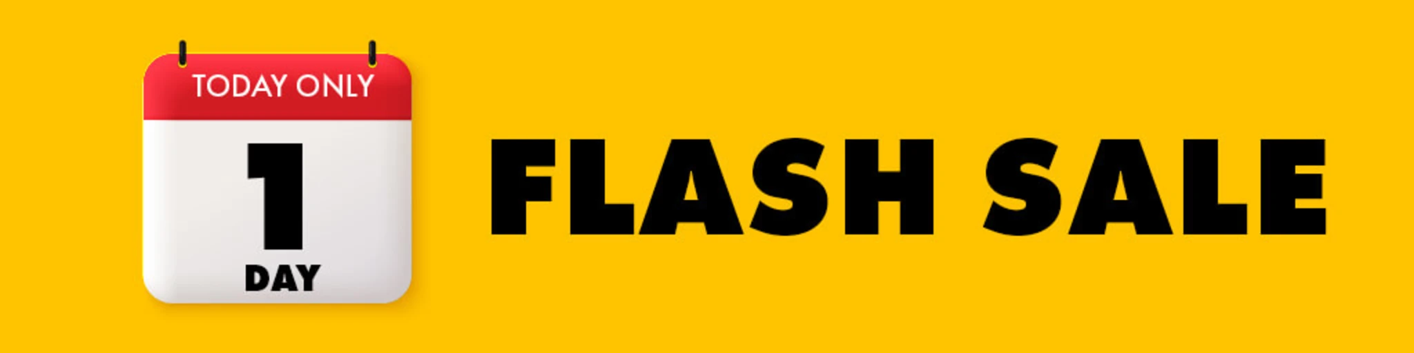 1-Day Flash Sale banner