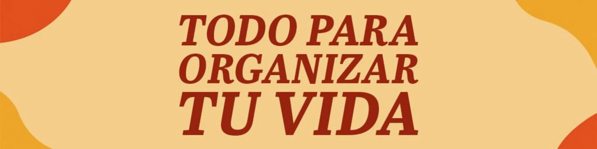 Soluciones Para Organizar Tu Vida banner