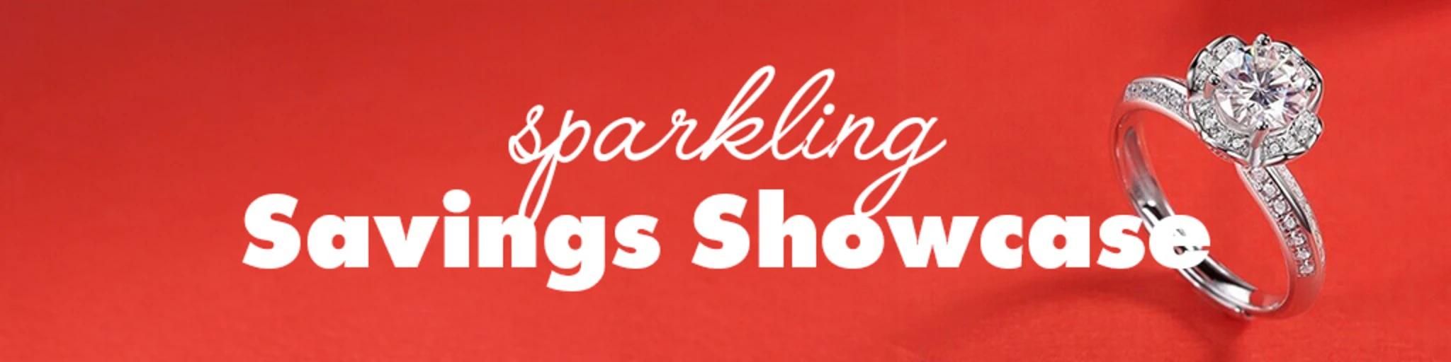 Sparkling Savings Showcase banner