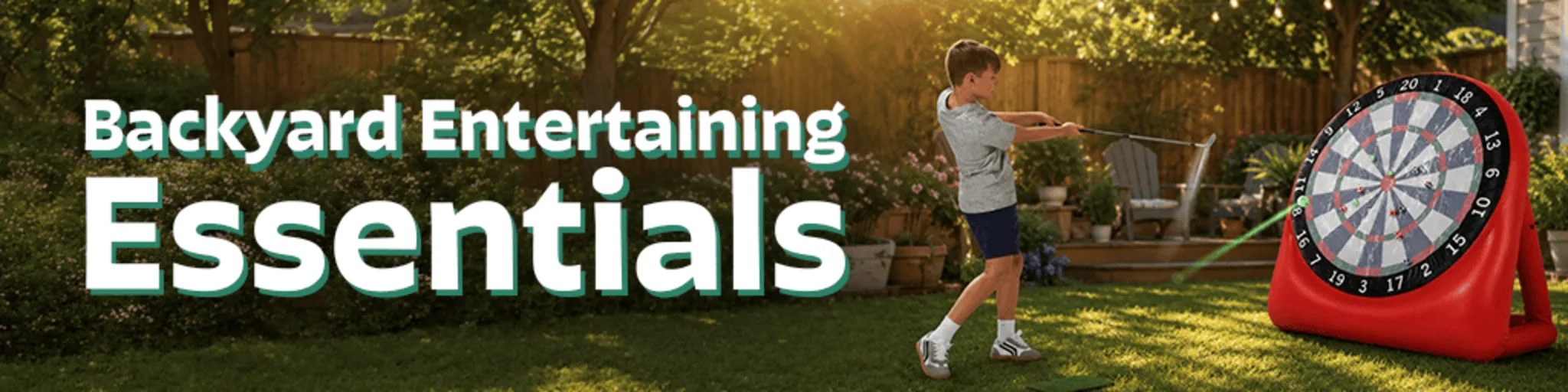 Backyard Entertaining Essentials banner