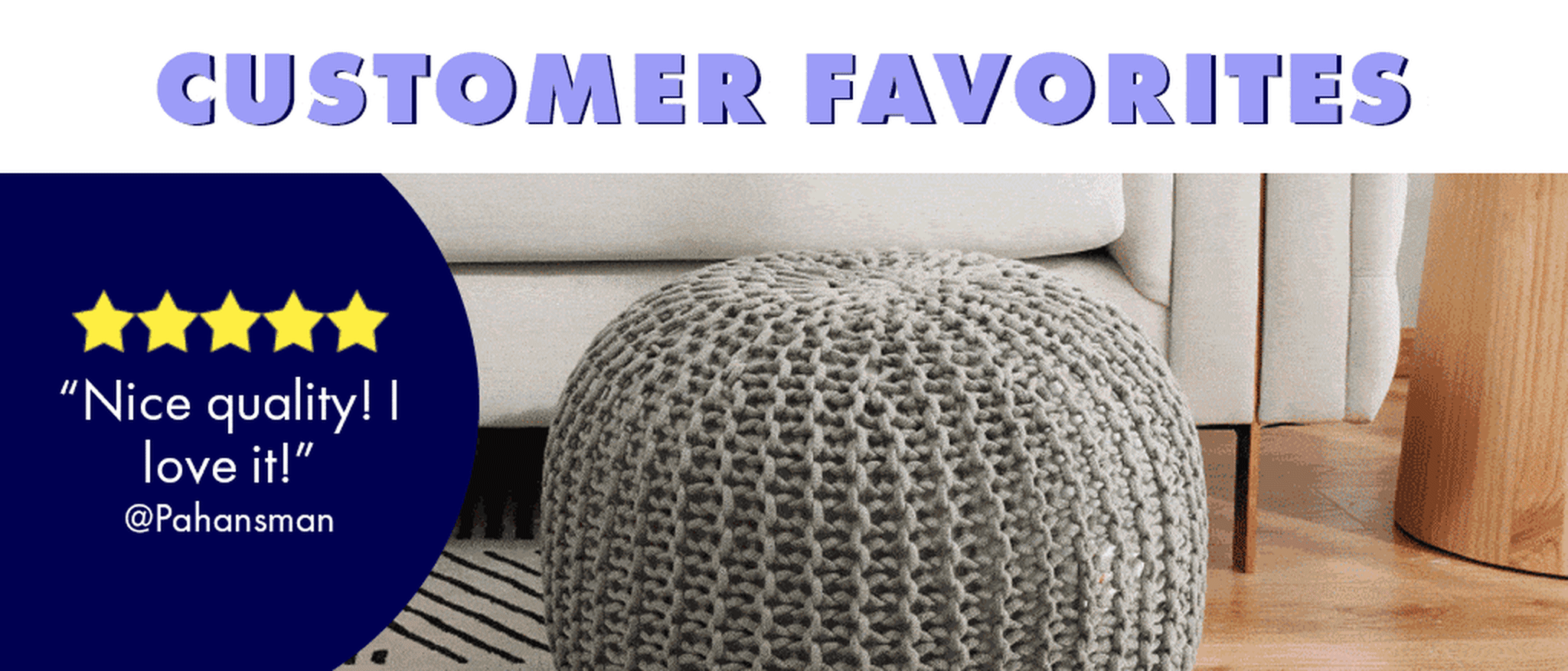 Customer Favorites banner