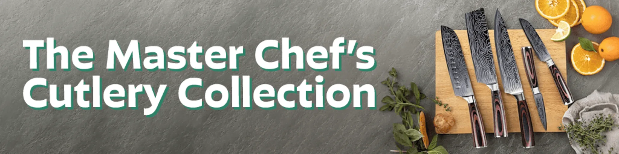 The Master Chef's Cutlery Collection banner