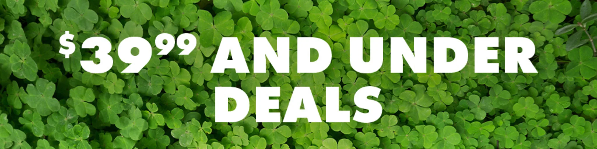 $39.99 & Under Deals banner