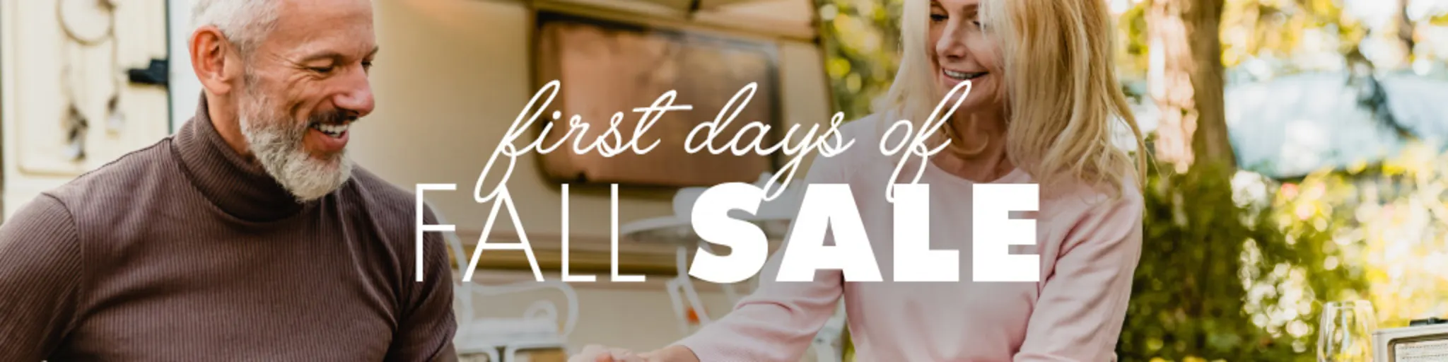 First Days of Fall Sale banner