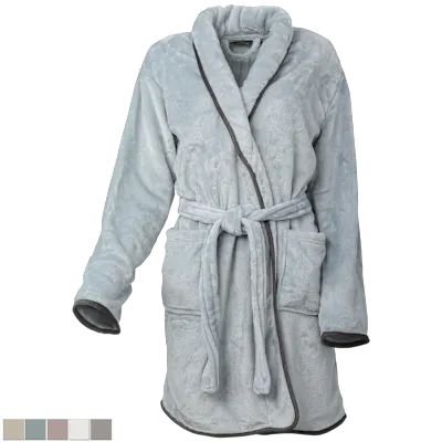 Ardour Pipe Hem Velvet Robes