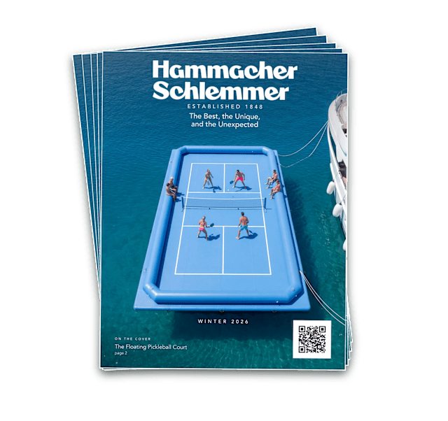 The Hammacher Schlemmer catalog