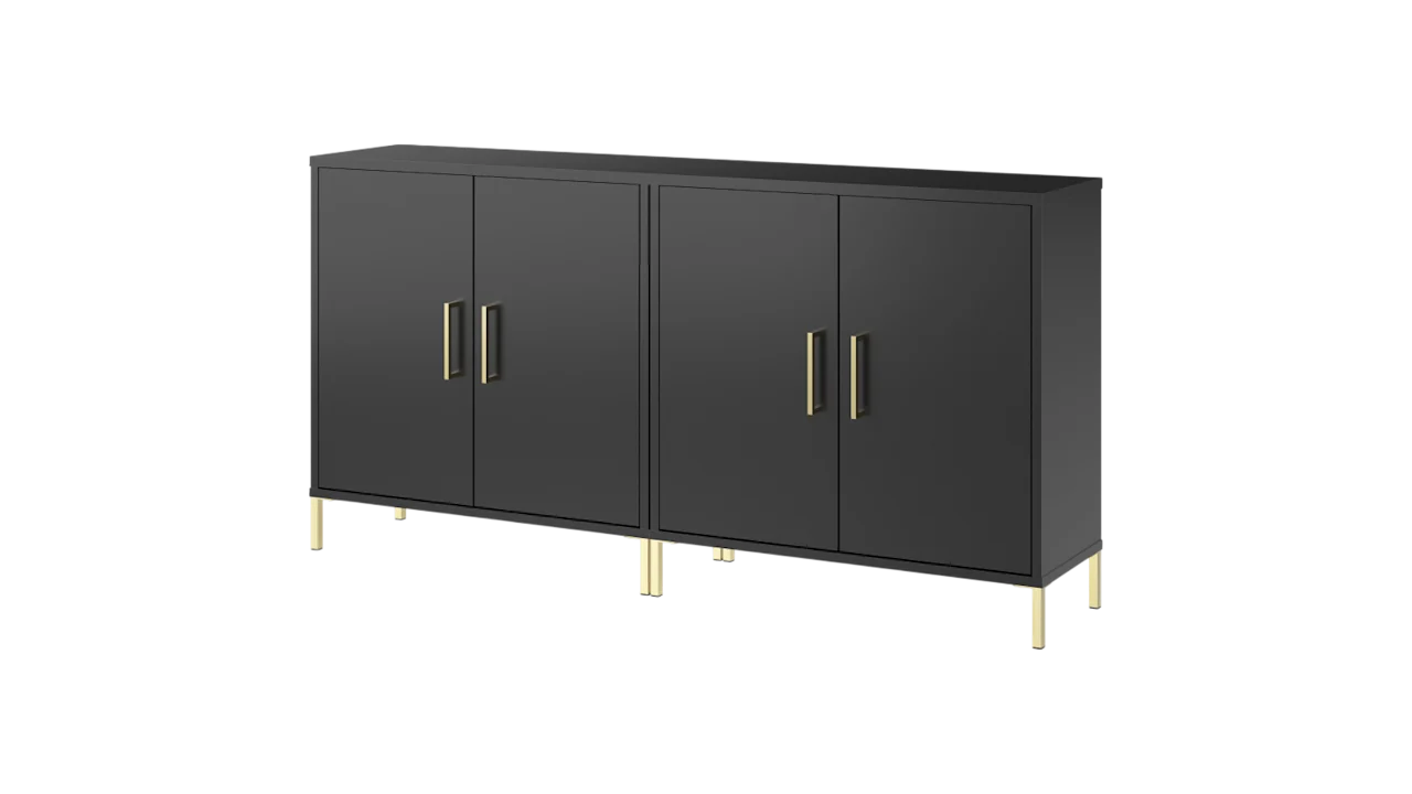 2-Pack: Soho Low Storage Cabinet with Doors