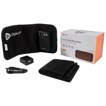 Lifepro AllevaRed Pro Micro Light Therapy Belt for Body, Back and Shoulder
