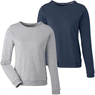 2-Pack: Puma Ladies' Cloudspun Crewneck Sweatshirts