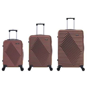 TUCCI Italy Travola 3-Piece Hardside Luggage Set