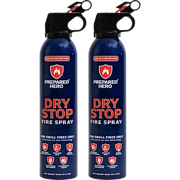 Prepared Hero Dry Stop Fire Sprays (2-Pack or 4-Pack)