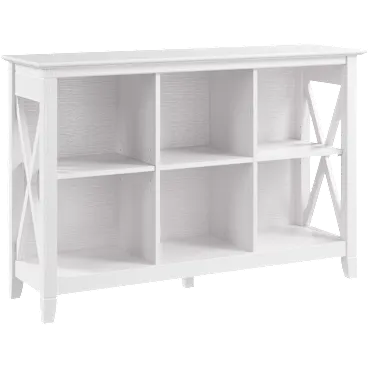 Key West 6 Cube Bookcase in Pure White Oak