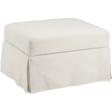 Harper Storage Ottoman with Tray and Slipcover