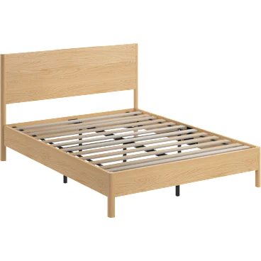 Vera Queen Platform Bed Frame with Headboard