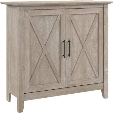 Key West Small Storage Cabinet with Doors and Shelves
