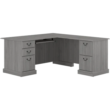 Saratoga L Shaped Computer Desk with Drawers