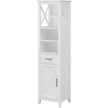 Key West Tall Bathroom Storage Cabinet
