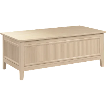 Camille 47W Fluted Lift Top Coffee Table with Storage