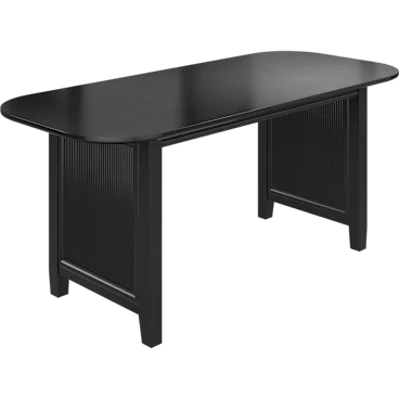 Camille 71W Fluted Base Dining Table
