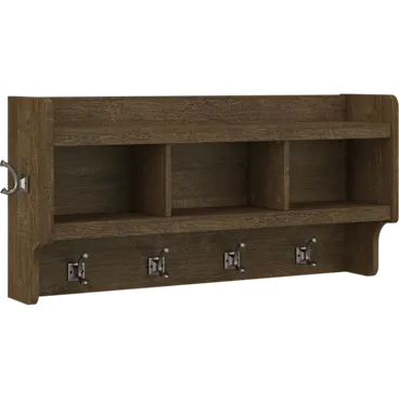 Woodland 40W Wall Mounted Coat Rack with Shelf