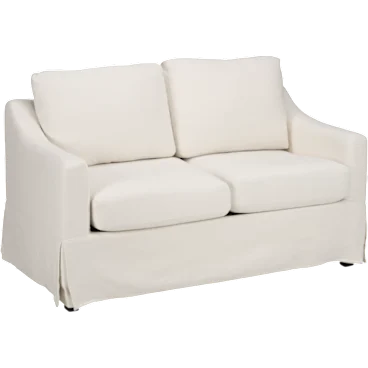 Harper 57W Loveseat with Slipcover