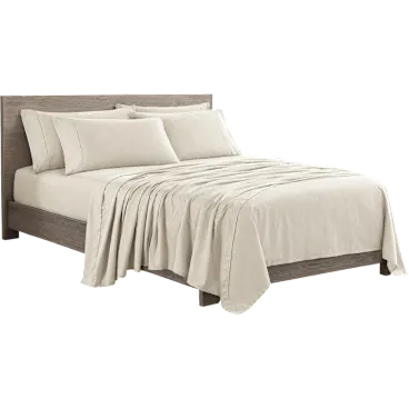 Bibb Home 6-Piece Rayon from Bamboo Sheets with SureGrip Straps