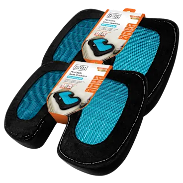 2-Pack: Black+Decker U-Shape Seat Cushion with Cooling Gel