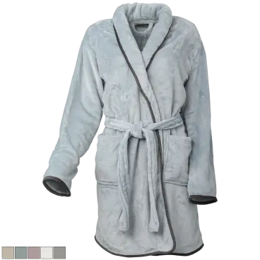 Ardour Pipe Hem Velvet Robes