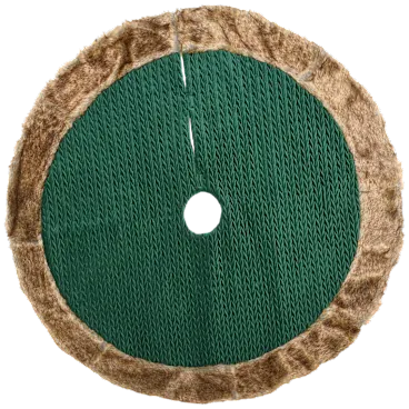 National Tree Company Rural Homestead Quilted Christmas Tree Skirt