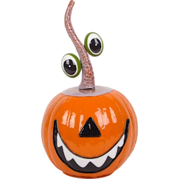 National Tree Company 15" Metal Pumpkin Decoration