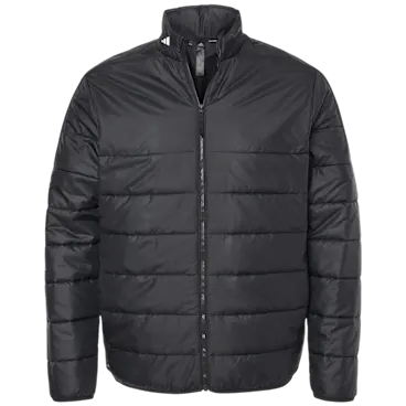 Adidas Men's 3-Stripe Full-Zip Puffer Jacket