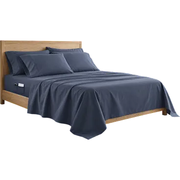 Cloth & Gable 6-Piece Luxe Top Label Pocket Sheet Set with Straps