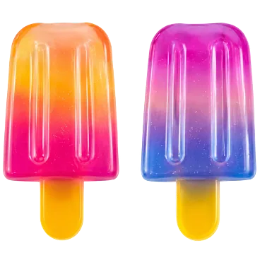 2-Pack: Infinite Basics Rainbow Popsicle Sensory Fidget Toys