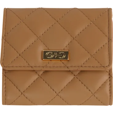 G by Giuliana Black Label Quilted Lamb Leather Flap Wallet