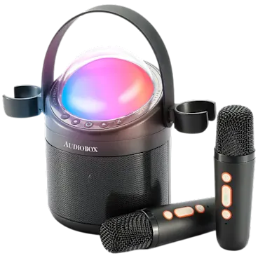 Audiobox Portable Karaoke Machine with 2 Wireless Microphones