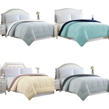 Bibb Home Reversible 2-Tone All Season Down Alternative Comforter