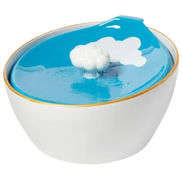 Frisco Ceramic Clouds Dog & Cat Fountain