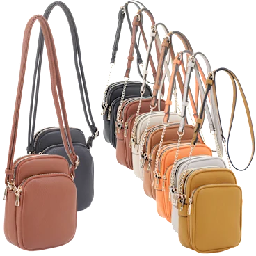 Poppy & Harper Triple Compartment Crossbody Bags
