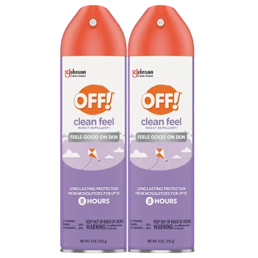 2-Pack: Off Clean Feel Insect Repellent Aerosol