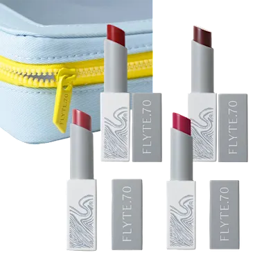 Flyte.70 4-Piece LipSheer Lip Balm Set with Case