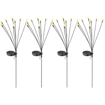 4-Pack: Vistalite Solar Fairy Pathway Lights