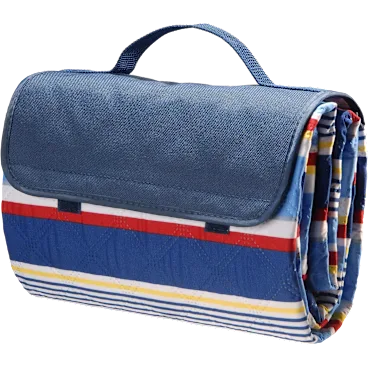National Tree Company Cotton Polyester Stripe Picnic Blanket