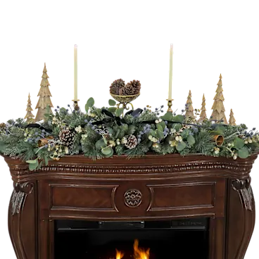 National Tree Company 60" Swiss Chic Swag