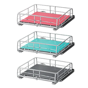 2-Pack: Pop-It Expanding Sliding Organizers with Liners