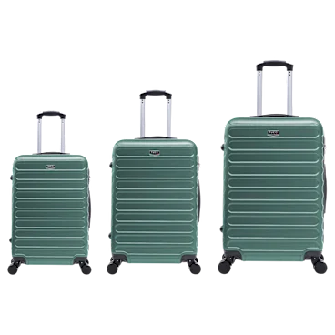 TUCCI Italy Carravia 3-Piece Hardside Luggage Set
