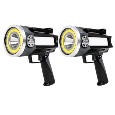 2-Pack: Star Patrol Rechargeable 4000L Flashlight Platinum Edition